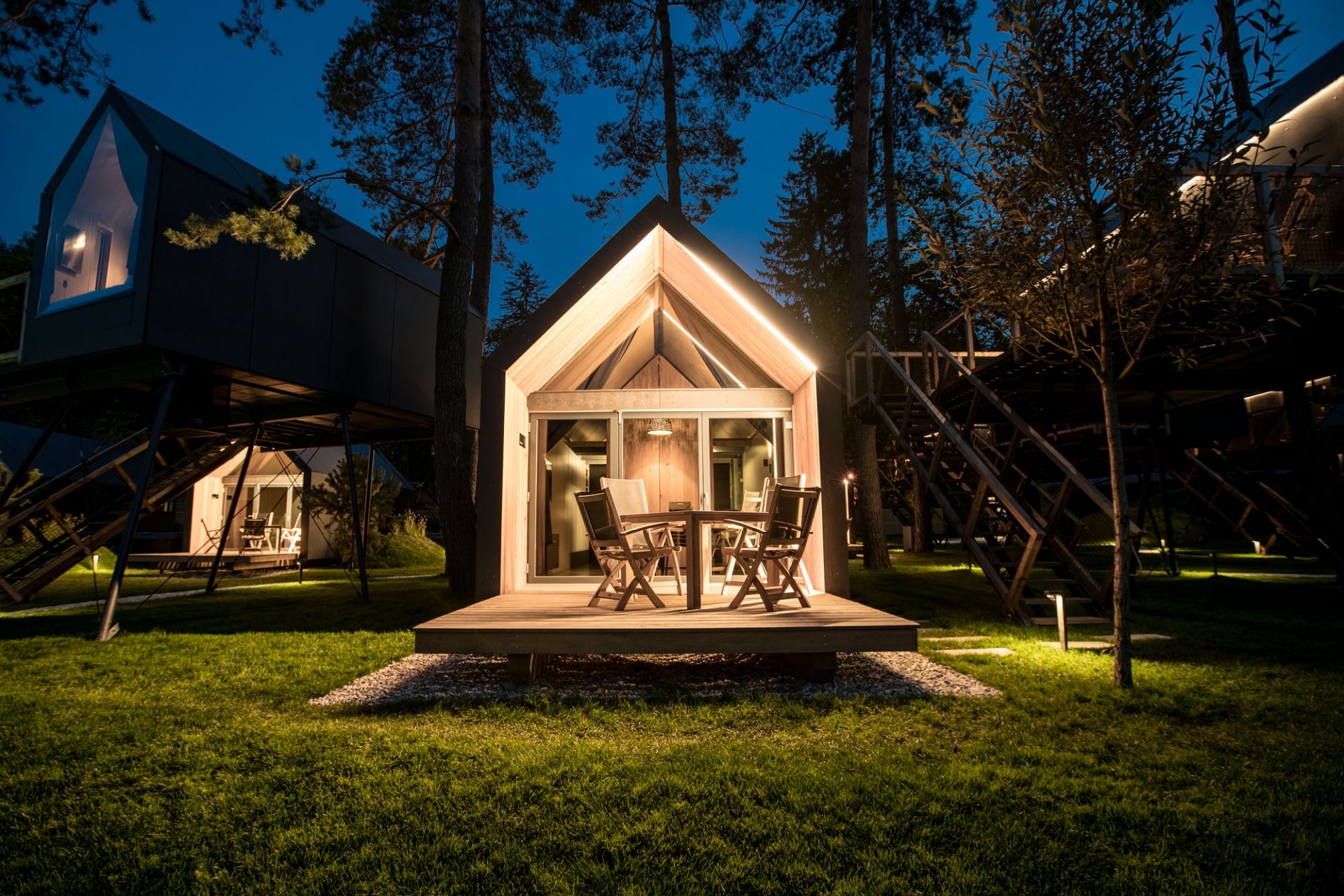 Trendy sjokolade glamping!