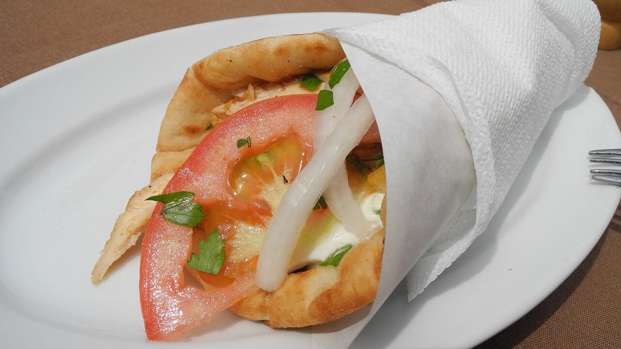 Oppskrift på gyro med pitabrød