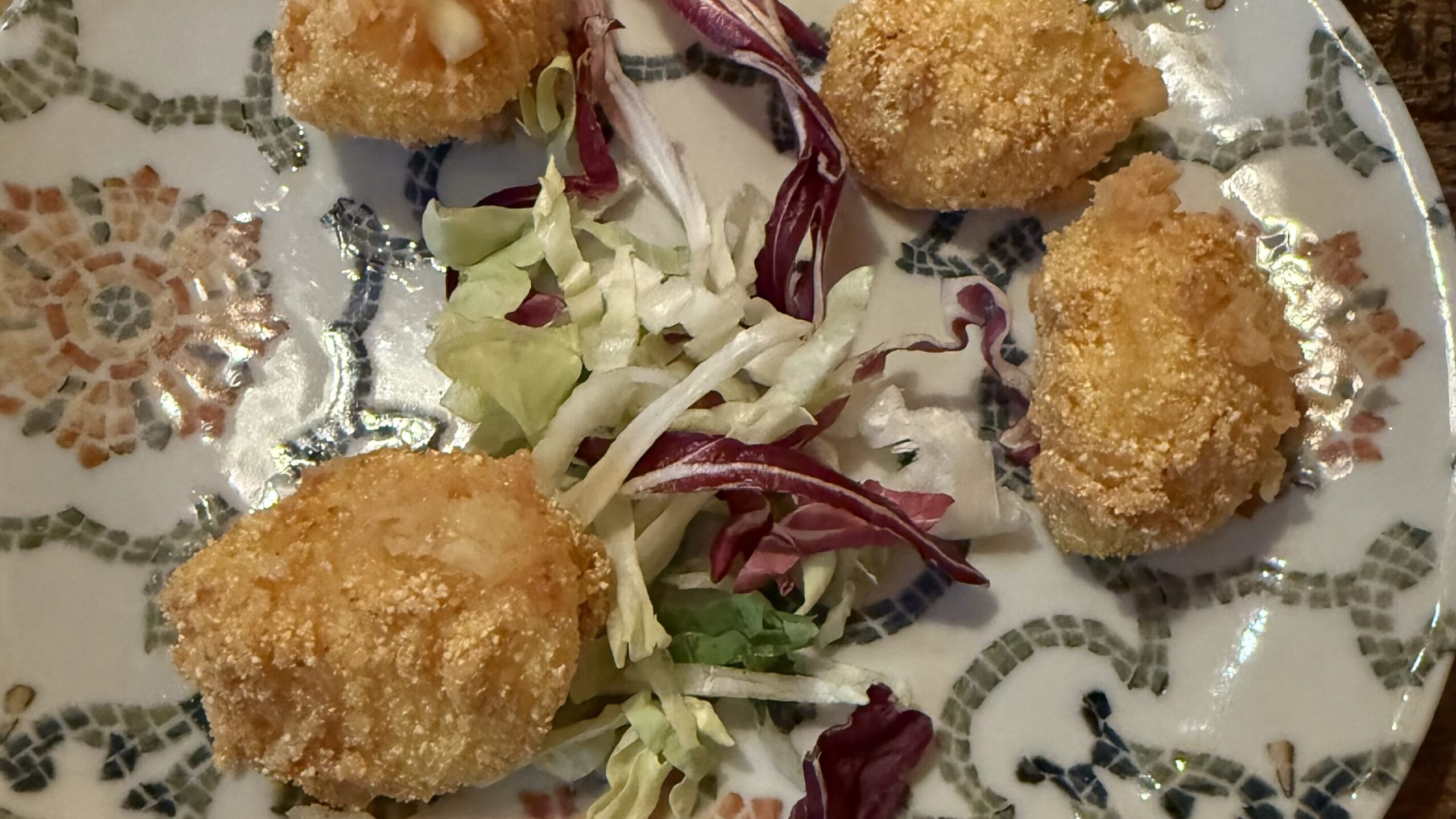 Friterte mozzarella-baller